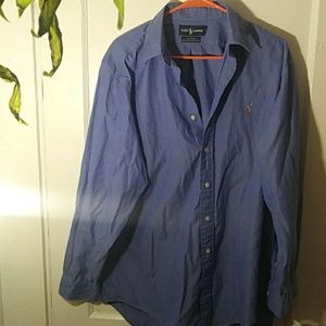 Ralph Lauren Yarmouth Button Down Shirt SZ 16/34